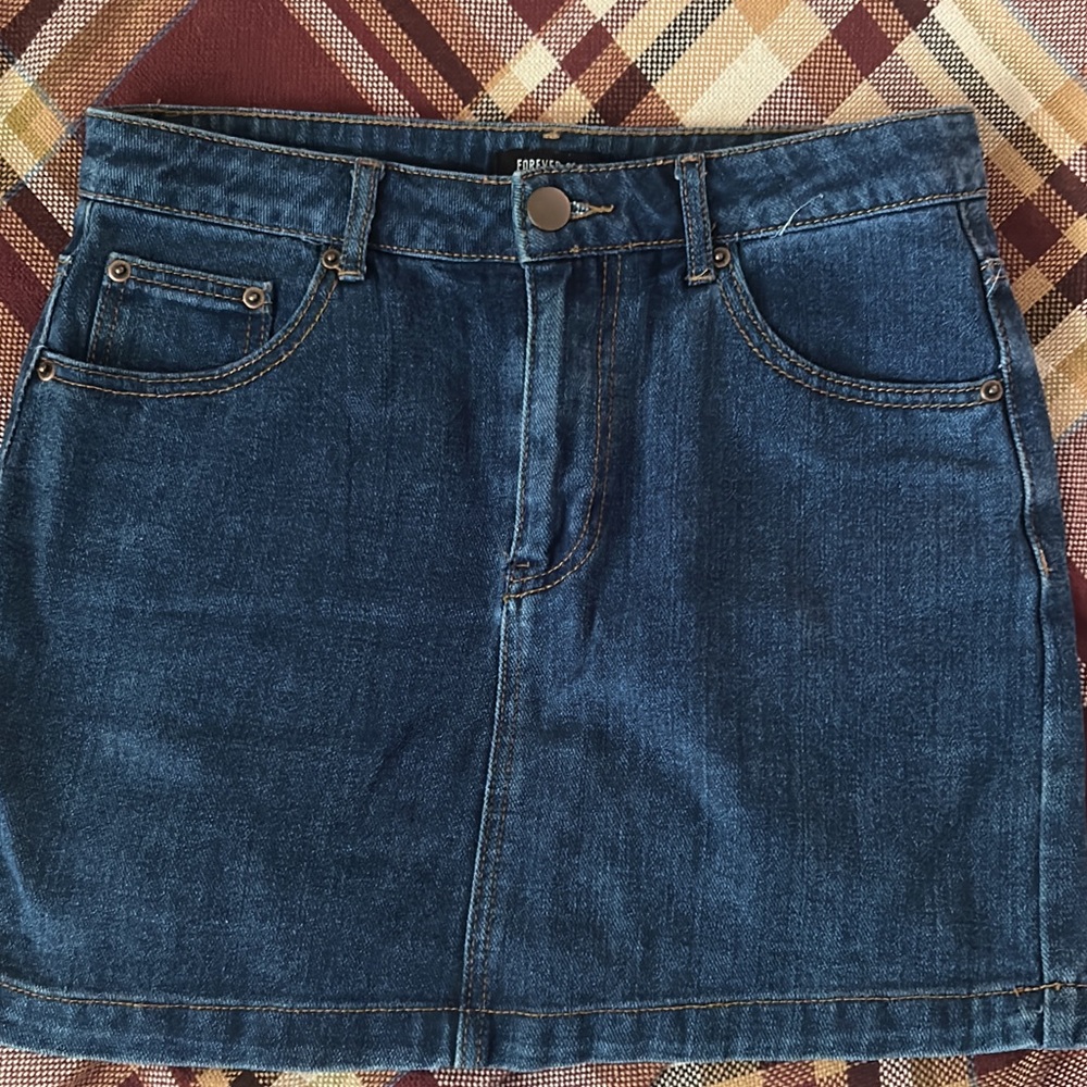 Forever 21 denim skirt
